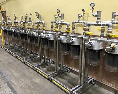 filtro de vacío de entrada